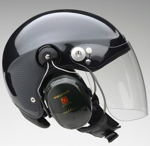Great Gyrocopter Helmet with head set and visor